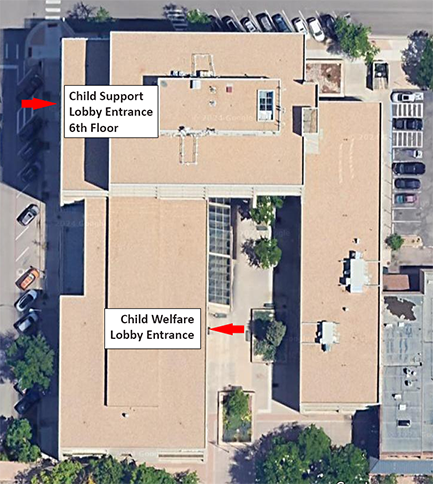 Downtown Greeley Chase Campus overhead view