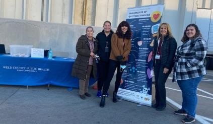 Weld County Tobacco Control Program hosts a Great American Smokeout event at JBS in 2021